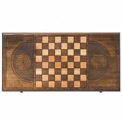 Нарды резные Звезда премиум