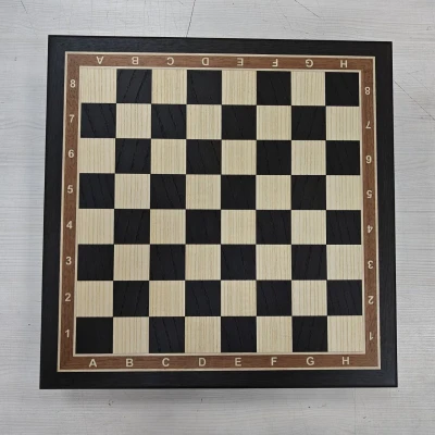 Шахматная доска ларец без фигур моренный дуб 40 см