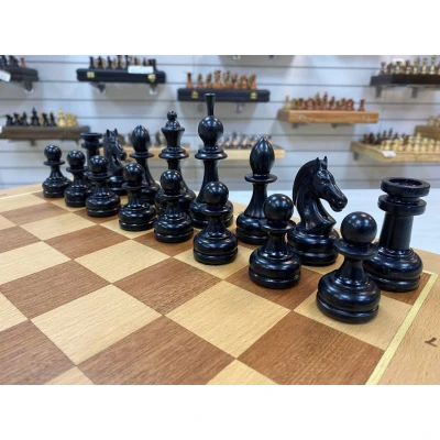 Шахматы деревянные Модерн бук с утяжелением 