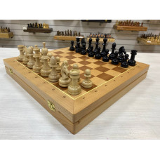 Шахматы деревянные Модерн бук с утяжелением 