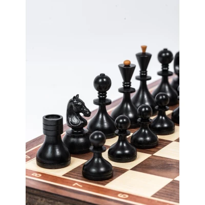 Шахматы подарочные Стародворянские орех средние