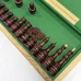 Шахматы деревянные  красное дерево с фигурами из дуба ручной работы 50 см