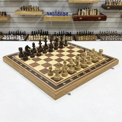 Шахматы подарочные красное дерево Премиальные люкс большие