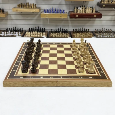 Шахматы подарочные красное дерево Премиальные люкс большие