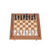 Шахматы турнирные с фигурами из композита Итальянский дизайн черно-белые
