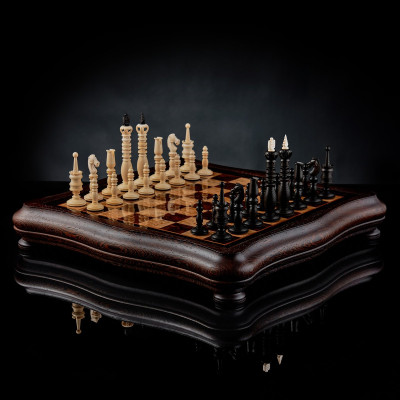 Шахматы Калверт из бивня мамонта