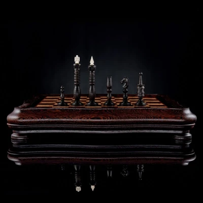 Шахматы Калверт из бивня мамонта