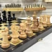 Шахматы деревянные черное золото с фигурами Индийский стаунтон