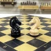 Шахматы деревянные черное золото Премиальные