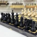 Шахматы деревянные черное золото Премиальные