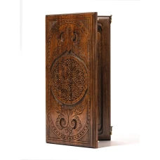 Нарды деревянные Орнамент 50 см ручной работы в чехле