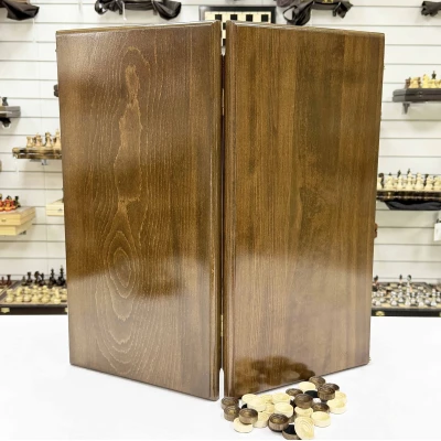 Нарды из массива бука Традиционные NEW без узоров 60 см