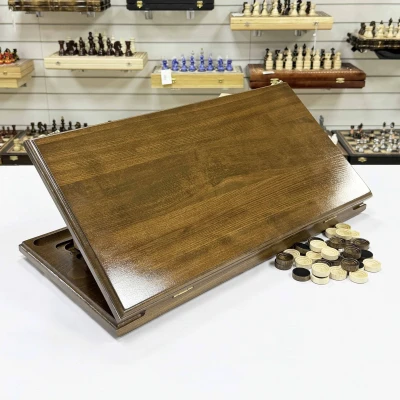 Нарды из массива бука Традиционные NEW без узоров 60 см