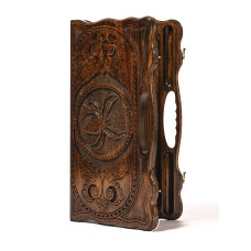 Нарды подарочные резные Паук большие ручной работы