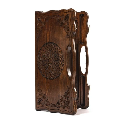 Нарды резные с ручной Узорные деревянные большие 60 см