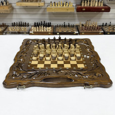 Набор 3 в 1 шахматы нарды шашки Орнамент премиум Набор 3 в 1 шахматы нарды шашки Орнамент премиум