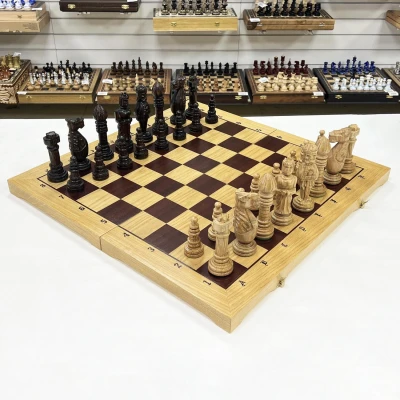 Шахматы подарочные Дубовые большие, Madon