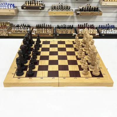 Шахматы подарочные Дубовые большие, Madon