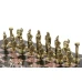 Шахматы настольные "Александр Македонский" доска 36х36 см из натурального камня фигуры металлические