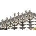 Шахматы каменные Стаунтон 28см мрамор змеевик