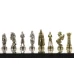 Шахматы "Рыцари" 28х28 см из мрамора