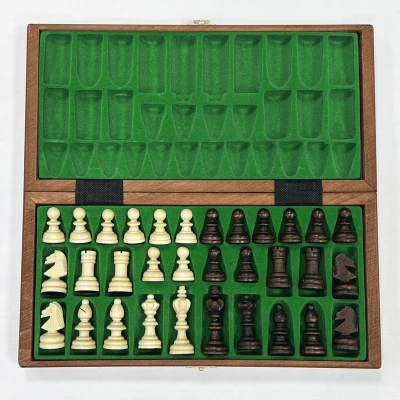 Шахматы деревянные Олимпийские красное дерево средние