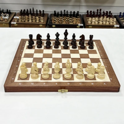 Шахматы деревянные Олимпийские красное дерево средние