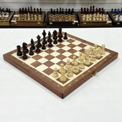 Шахматы деревянные Олимпийские красное дерево средние