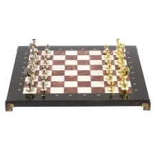 Шахматы Стаунтон каменные 36 см мрамор лемезит