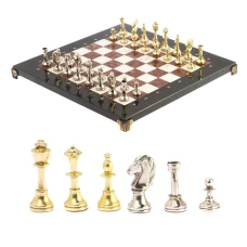 Шахматы Стаунтон каменные 36 см мрамор лемезит