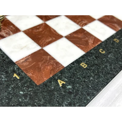 Шахматы каменные Греческая мифология 36х36 см