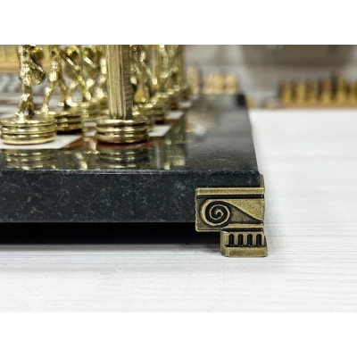 Шахматы каменные Греческая мифология 36х36 см