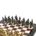 Шахматы "Русь" бронза доска 40х40 лемезит мрамор