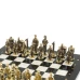 Шахматы подарочные каменные Русь 40 см мрамор змеевик