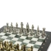 Шахматы подарочные "Рыцари" доска 36х36 мрамор змеевик