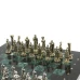 Шахматы "Греко-Римская война" 32х32 см из змеевика и мрамора