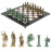Шахматы "Древний Рим" фигуры бронза / патина 44х44 см змеевик Шахматы "Древний Рим" фигуры бронза / патина 44х44 см змеевик