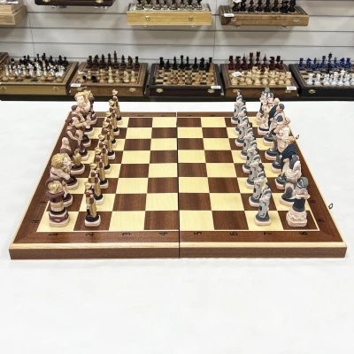 Шахматы подарочные Спартак полистоун большие