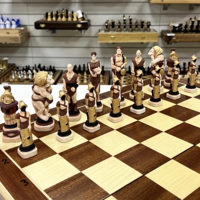 Шахматы подарочные Спартак полистоун большие