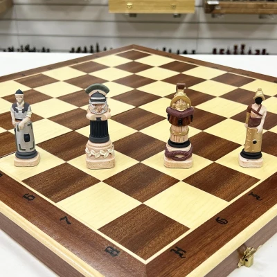 Шахматы подарочные Спартак полистоун большие