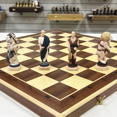 Шахматы подарочные Спартак полистоун большие