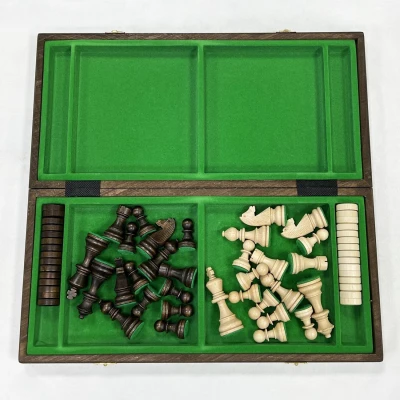 Шахматы Шашки «Фигурные» Мадон