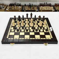 Шахматы, нарды, шашки Путешествие большие Мадон