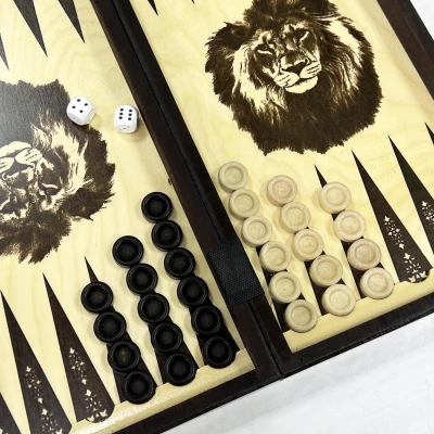 Шахматы, нарды, шашки Путешествие большие Мадон