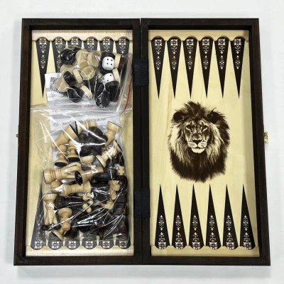 Шахматы, нарды, шашки Путешествие средние Мадон