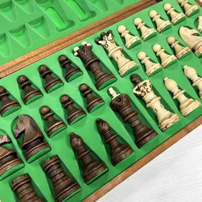 Шахматы подарочные деревянные Амбассадор большие 52 см