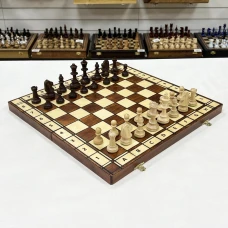 Шахматы деревянные Йовиш Вегель с ячейками