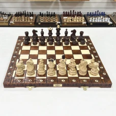 Шахматы подарочные деревянные Император большие