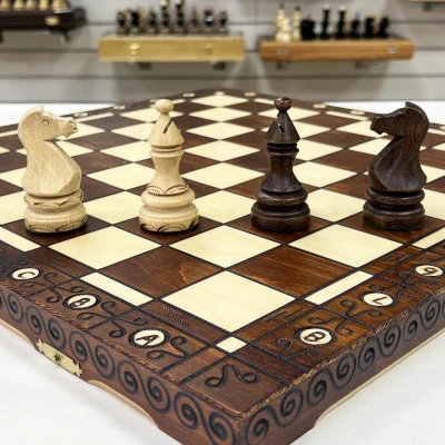 Шахматы подарочные деревянные Император большие