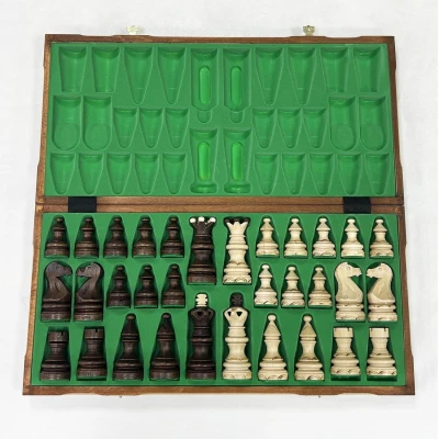 Шахматы подарочные деревянные Император большие